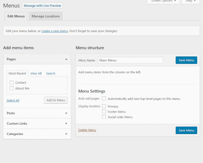 add-pages-to-menu - Blog Tyrant