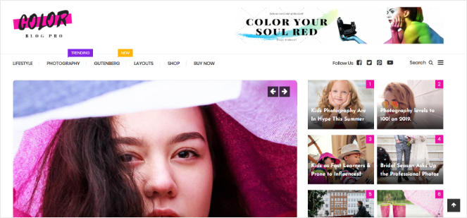 color-blog-pro-mystery-themes - Blog Tyrant color-blog-wordpress-theme