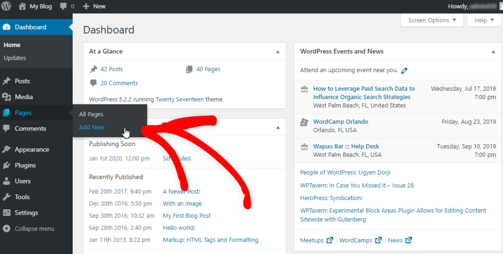 add-new-page-wordpress-min - Blog Tyrant