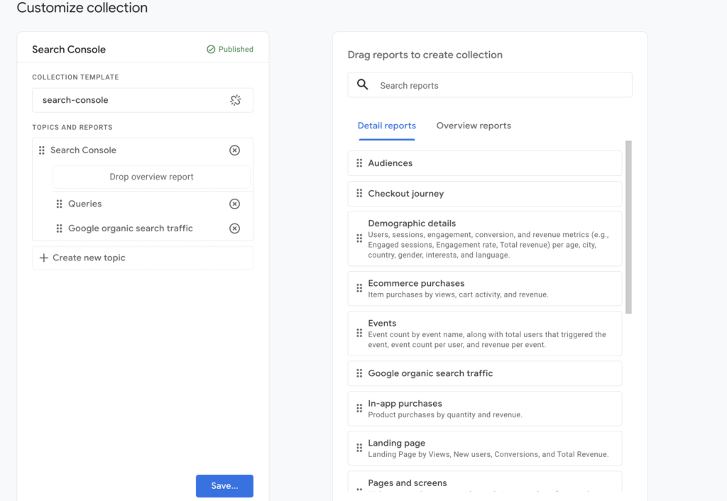 adding your gsc report to ga4 - Blog Tyrant