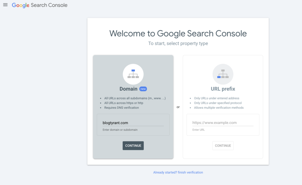 adding your website to google search console - Blog Tyrant adding your website to google search console.