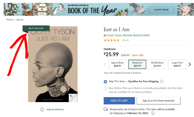 barnes-and-noble-best-sellers - Blog Tyrant add bestseller banners to show social proof