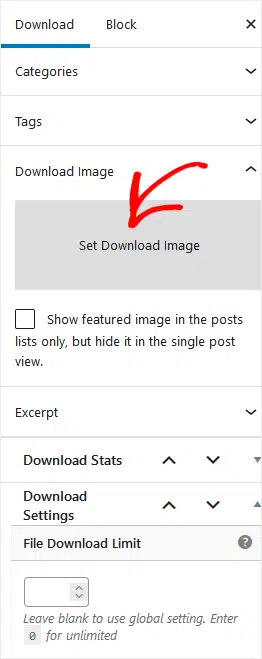 Use the EDD download sidebar to edit other settings - Blog Tyrant Use the EDD download sidebar to edit other settings