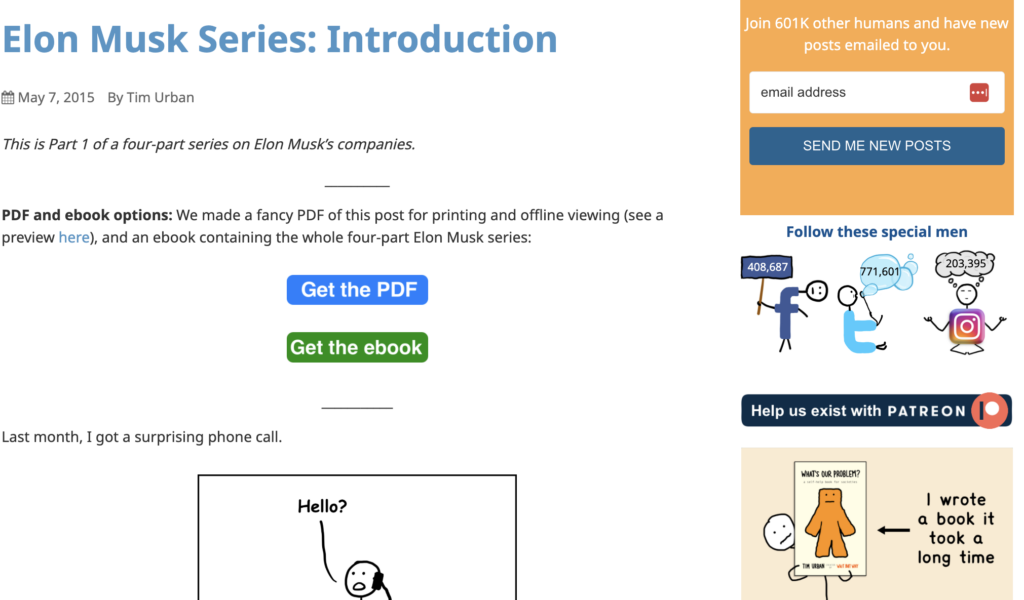 elon-musk-series-wait-but-why - Blog Tyrant