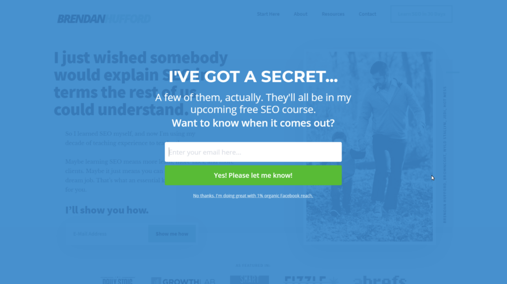 email-popup-from-OptinMonster - Blog Tyrant Email optin popup for conversions.