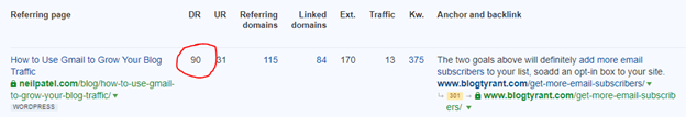 image-5 - Blog Tyrant Ahrefs Domain Ratings - Link building