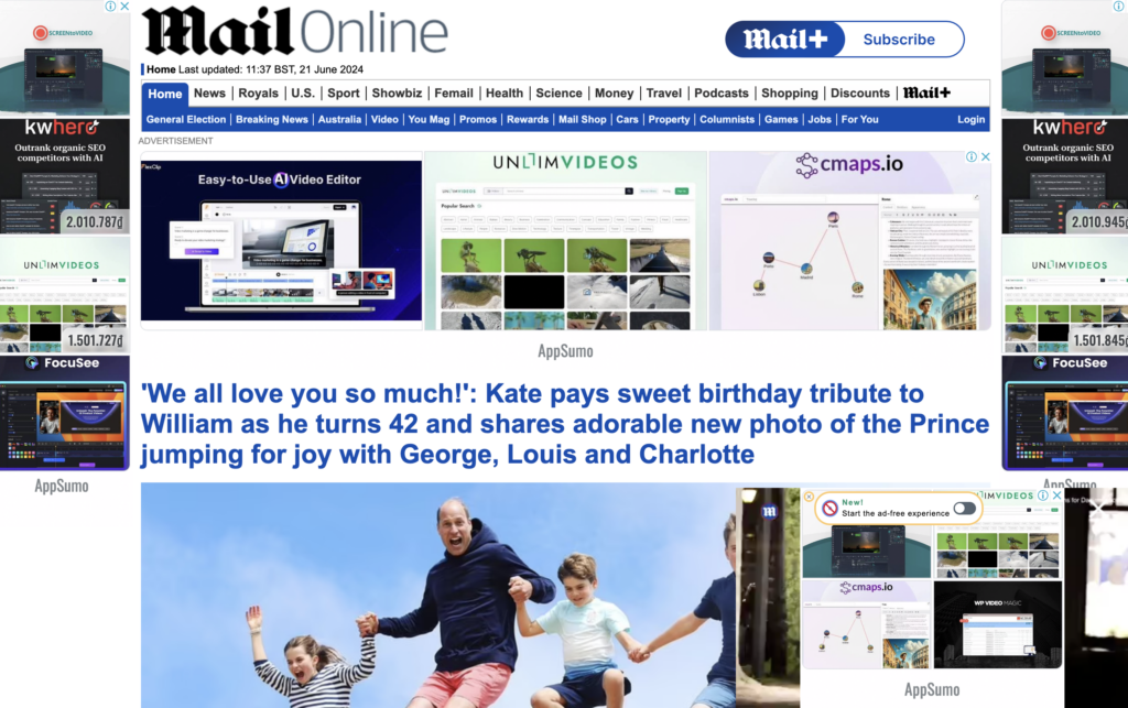 news website with alot of ads 1 - Blog Tyrant news website with alot of ads.