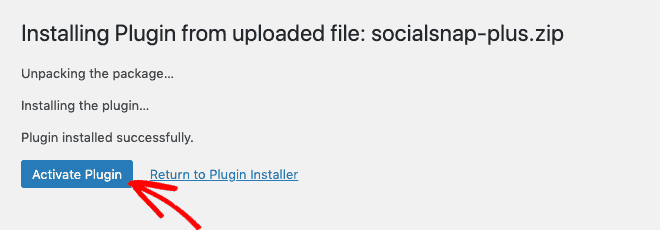 activate plugin button - Blog Tyrant activate plugin button