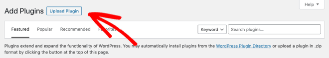 upload plugin button - Blog Tyrant upload plugin button