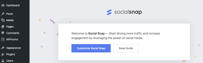 social snap plugin welcome screen - Blog Tyrant social snap plugin welcome screen