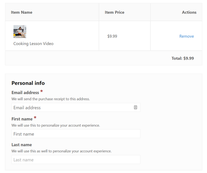 EDD checkout page - Blog Tyrant EDD checkout page
