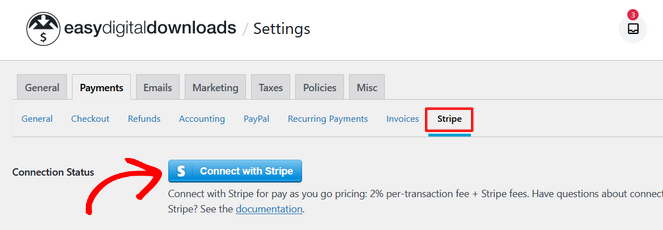 Connect your Stripe account with EDD - Blog Tyrant Connect your Stripe account with EDD
