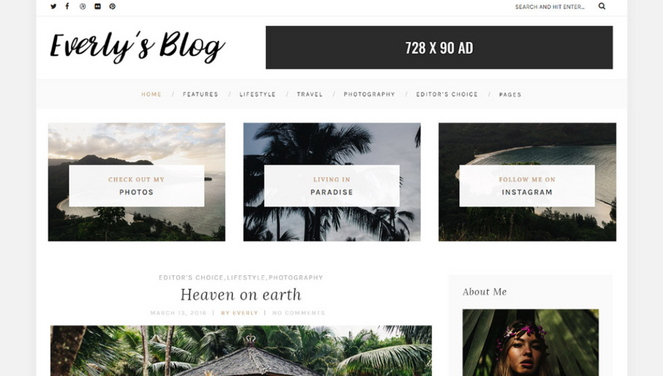 Everly theme - Blog Tyrant Everly theme
