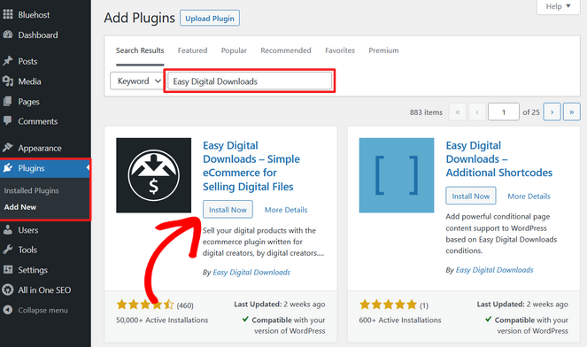 Install the Easy Digital Downloads plugin - Blog Tyrant Install the Easy Digital Downloads plugin