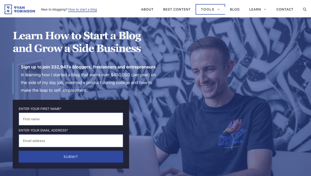 ryan-robinson-affiliate-marketing-blog - Blog Tyrant