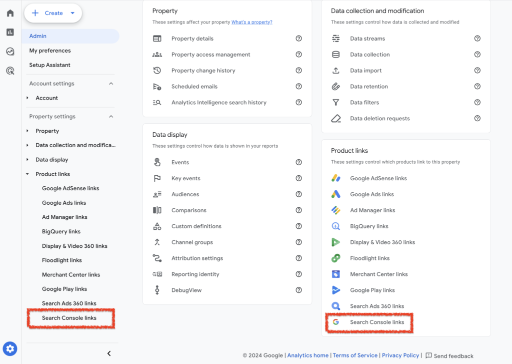 Search-console-links-in-ga4 - Blog Tyrant Search console links in ga4.