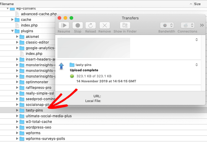 uploaded plugin folder - Blog Tyrant uploaded plugin folder