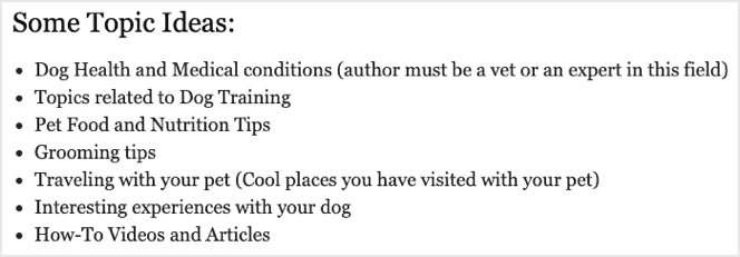 woofdog topic ideas for guest bloggers - Blog Tyrant woofdog topic ideas for guest bloggers
