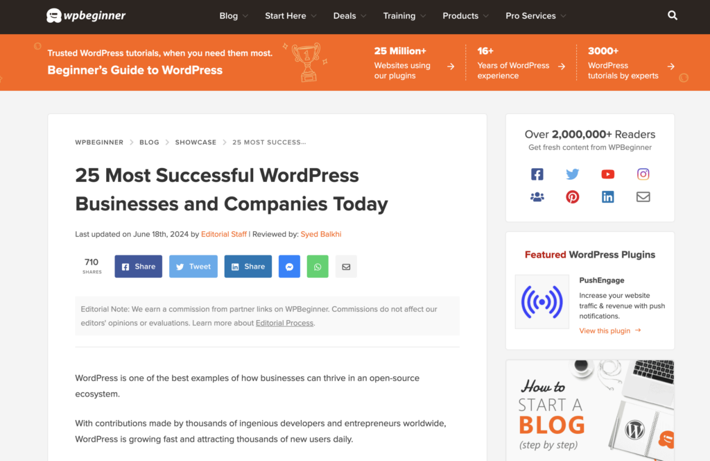 WPBeginner expert roundup type of blog post - Blog Tyrant WPBeginner expert roundup type of blog post.