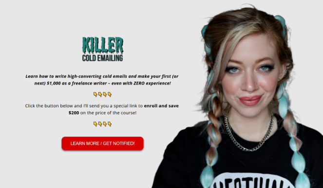 writing-revolt-landing-page - Blog Tyrant course-landing-page-example